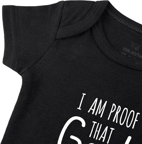 I Am Proof That God Answers Prayers Baby Bodysuit Baby Religious Bodysuit Blessing Babies Clothing in Saudi Arabia