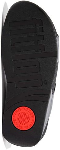 FitFlop Womens Lulu Crystal Embellished Slides Synthetic Leather Sandals in Saudi Arabia