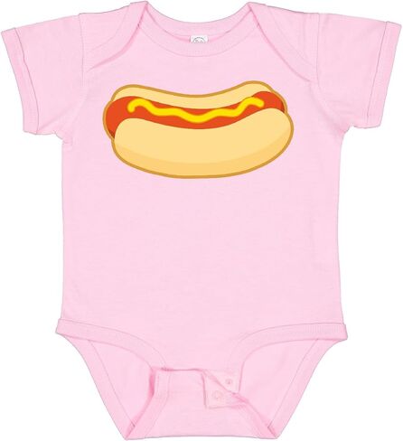 inktastic Funny Hot Dog Baby Bodysuit in Saudi Arabia