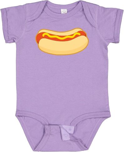 inktastic Funny Hot Dog Baby Bodysuit in Saudi Arabia