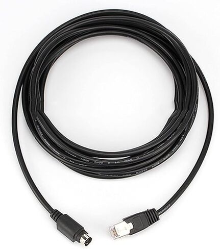 8Pin Din to RJ45 RS232 Camera Control Cable Compatible with VISCA Daisy Chain P-T-Z EVI/BRC/SRG Series Cameras (Size : 6.56ft) in Kuwait
