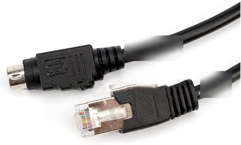 8Pin Din to RJ45 RS232 Camera Control Cable Compatible with VISCA Daisy Chain P-T-Z EVI/BRC/SRG Series Cameras (Size : 6.56ft) in Kuwait