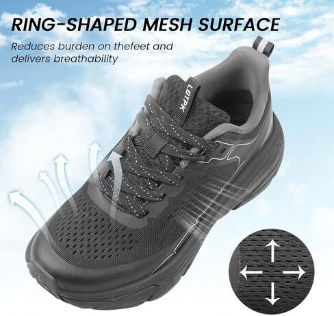 أحذية المشي للسيدات مريحة للتنس التنس الأزياء الأحذية الرياضية الشبك in Kuwait