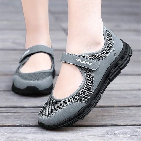 LEADER SHOW Women's Mary Jane Sneakers Lightweight Comfortable Lady Flats Walking Loafers Nursing Shoes in Kuwait