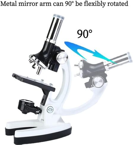 Lab Microscope Accessories 1200X HD Monocular Biological Microscope Set for Microscope Kit in Kuwait