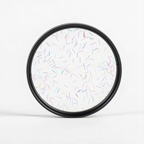 49,58,67,77,82mm Color Rainbow Transparent Transparent Radiation Filter Photo Video Effects(77mm,Rainbow) in Saudi Arabia
