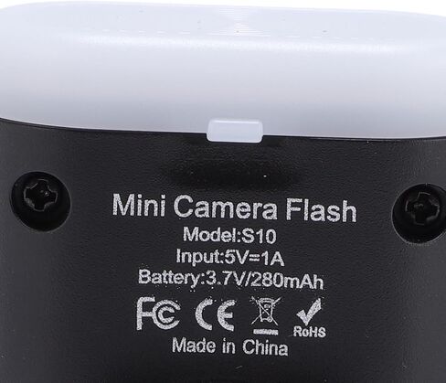Yoidesu Universal Hot Shoe Flash Speedlite Flash 5600K 8-Level Brightness Rechargeable Camera Flash with Built in Screen for Digital Cameras (Black) in Saudi Arabia