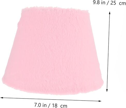 Bedroom Living Room Lampshade Plush Lamp Cover Easy Install Stylish Design in Kuwait