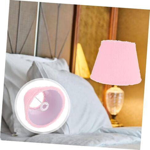 Bedroom Living Room Lampshade Plush Lamp Cover Easy Install Stylish Design in Kuwait