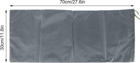 TOPINCN 0Pcs Empty Flood Sandbags with Elastic Band, 420D Polyester Water Proof Reusable Sand Bags for Rain Hurricane, Water Barrier Tube Flood Protection for Home Basement (Gray) in Saudi Arabia