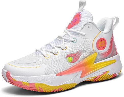 Womens Mens Basketball Shoes Lightweight Fashion Breathable Comfortable Non Slip Sport Indoor Outdoor Sneakers for Unisex in Kuwait