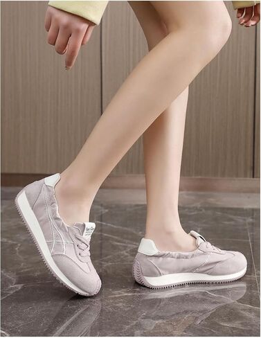 Cute Y2K Fashion Sneakers Womens Breathable Casual Walking Shoes Lightweight Low Top Lace Up Tennis Shoes in Kuwait