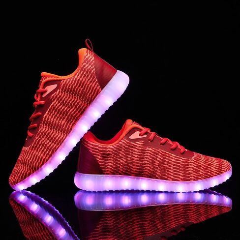 Light Up Shoes for Women Men, LED Sneakers USB Charging Unisex Adult Glow Party Cool Dancing Shoes in Saudi Arabia