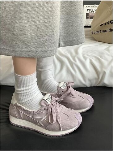 Cute Y2K Fashion Sneakers Womens Breathable Casual Walking Shoes Lightweight Low Top Lace Up Tennis Shoes in Kuwait