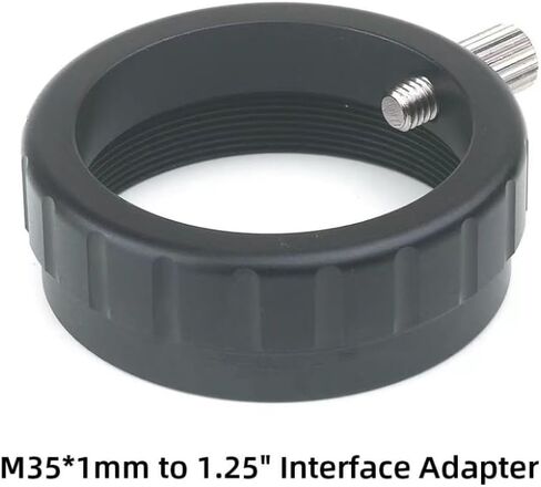 M35*1mm to 1.25" Telescope Focal Length mounting Interface Adapter(M35x1mm) in Saudi Arabia