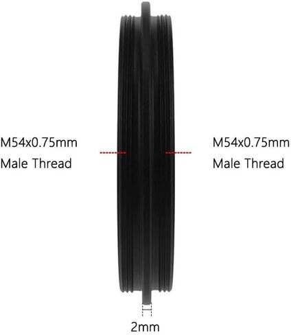 M54 إلى M54 M54x0.75 مؤشر ترابط خارجي إلى M54x0.75 حلقة تلسكوب الخيط الخارجي in Saudi Arabia