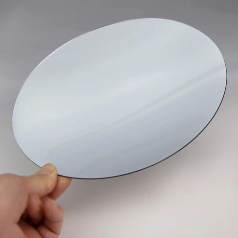 1pc مرآة مكافئة البلاستيك مرآة مقعرة 10 15 20 سم UV التركيز على مرآة المرآة مرآة مقعرة عاكسة (20 سم) in Saudi Arabia