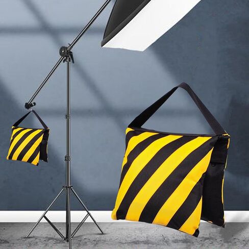 Sandbag Weight Bag,Sand Bag,Heavy Duty Saddlebag for Photography Video Equipments for Patio Picnic Table Light Stand Sports, Orange in Kuwait