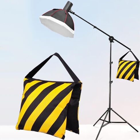 Sandbag Weight Bag,Sand Bag,Heavy Duty Saddlebag for Photography Video Equipments for Patio Picnic Table Light Stand Sports, Orange in Kuwait