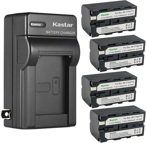 KASTAR 1 حزمة البطارية وشاحن الجدار AC استبدال Sony CCD-TRV57 CCD-TRV58 CCD-TRV59 CCD-TRV615 CCD-TRV62 CCD-TRV65 CCD-TRV66 CCD-TRV67 CCD-TRV68 CCD-TRV71 CCD-TRV715 in Kuwait