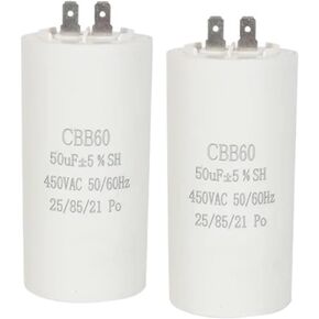 Cbb60 Single Insert Electronic Starter Start 4uf-100uf450v Capacitor Washing Machine Water Pump(Single Insert 40UF)