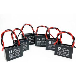 1PCS Fan Capacitor CBB61 1.5UF Starting Capacitor 450V 400V Fan air Conditioning Capacitor