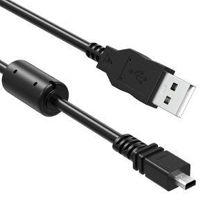 UC-E6 USB Data Cable Photo Transfer Charger 8-PIN Cord Compatible with Nikon D3300 D750 D5300 D7200 D3200, Coolpix B500 and More, Some Coolpix and DSLR Cameras (6.5ft)