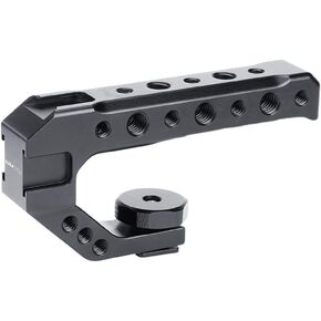Aluminum Alloy Universal DSLR Camera Rig Top Handle Grip Cold Shoe Mount B