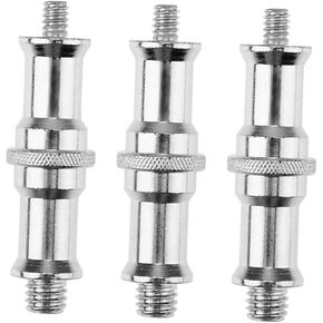 3Pcs Screw Adapter Spigot for Flash Light Stand Hot Shoe Adapter for Tripods Monopods and Umbrella Stands Easy Installation Photography Accessory