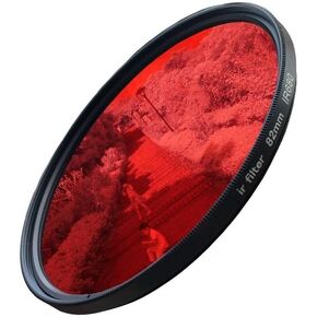 52-82mm IR680 IR720 IR760 IR850 IR950 Infrared Infra-red IR Filter 720nm Fun Artistic Photography Camera Lens Filter(67mm,IR680)