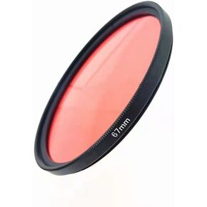 67 58 52 mm Waterproof Red Filter(52mm)