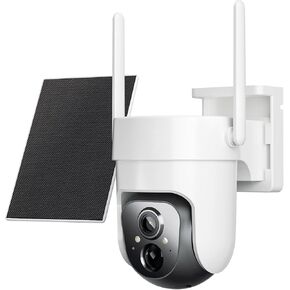 Longplus 4G LTE Cellular Security Camereles ، 2K No WiFi Camera Camera ، Camera Camera Outdoor Camera Wireless ، 360 ° ، رؤية ليلية ملونة ، اكتشاف الذكاء الذكي