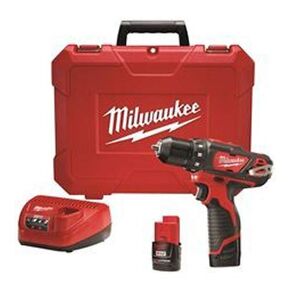 MILWAUKEE ELECTRIC TOOL 2407-22 M12 3/8 Drill/Driver, 0.772" x 0.772" x 1.474"