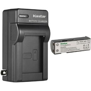 استبدال شاحن بطارية الجدار Kastar AC لبطارية Konica NP-700 ، Konica Dimage X500 ، DG-X50-K ، DG-X50-R ، DG-X50-S ، Konica X6 Camera
