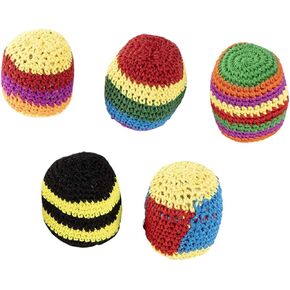 TOYANDONA 5pcs Boy Girl Toy Woolen Yarn Sandbag Game Random Color for Promotes Intellectual Development Safe and Comfortable Design for Boy Girl