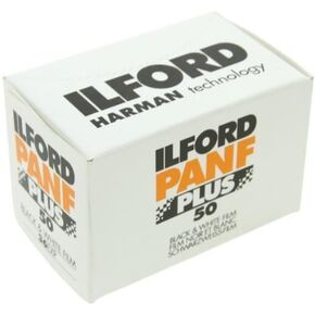 Ilford PAN F Plus, Black and White Print Film, 135 (35 mm), ISO 50, 36 Exposures (1707768) 3 PACK