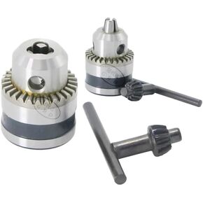 1pc B10 B12 B16 B18 Drill Chuck Rotation Clamping Tool Morse Drill Chuck MT1 MT2 MT3 MT4 Tool Holder 1pcs Wrench + 1pcs Drill Chuck(B18 (3-16mm))