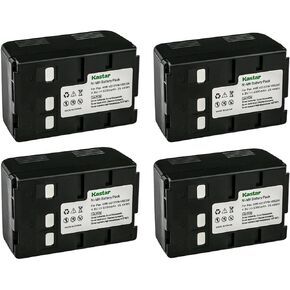 Kastar HHR-V212 / VW-VBS20E Battery 4-Pack Compatible with Panasonic NV-RX7A NV-RX9 NV-RXTEN NV-S10 NV-S100BNV-S200 NV-S58 NV-S65 NV-S65E NV-S70 NV-S77 NV-S77A NV-S85 NV-S850 NV-S850EN Camera