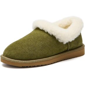 Mosey Slip On Slippers For Women | Water Resistant Suede House Slippers | Fuzzy Slippers With Arch Support For Women |