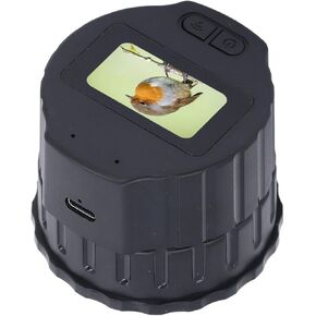 Digital Eyepiece Camera, Easy to Install Rechargeable 2K Video Recording 24MP Photos HD WiFi Eyepiece Camera with APP Viewing for 24mm to 50mm Microscopes (No Memory)