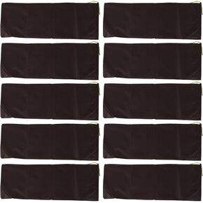 10pcs Flood Prevention Sandbags, Professional Empty Rain Proof Drawstring Flood Control Sandbags,Reusable Rain Proof Flood Control Sandbags For House Door Gar (Coffee)