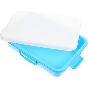 Portable Sand Tray for Handheld Sandbox Storage Box Small Outdoor and Indoor Sand Box with Lid for Beach Material