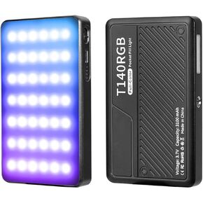 RGB LED Video Light, Portable LED Camera Light Panel, 3100mAh Battery, 0-360 Full Color, 20 Light Effects, CRI 95+ 2500-9000K, Rechargeable Lighting for Ravel, Outdoor