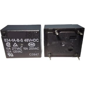 834-1A-B-S 48VDC Power Automotive Relay 4 Pins