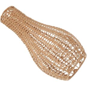 Cabilock Rustic Vintage Style Lampshade Cotton Rope Drum Light Shade for Home Dec