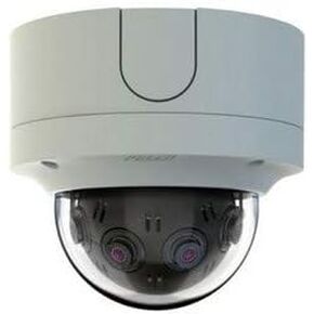 pelco IMM12027-1S Network Camera, IP, Mini-Dome, Indoor, Surface Mount, Day/Night, MJPEG, 12 Megapixel, 2.7 MM Fixed, PoE, 3.5 Volt DC, Alodine Aluminum, White Trim, with SureVision 2.0