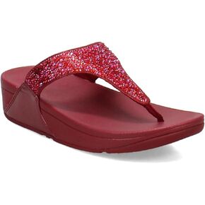 FitFlop Women's Lulu Crystal-Mix Toe-Post Sandals Wedge