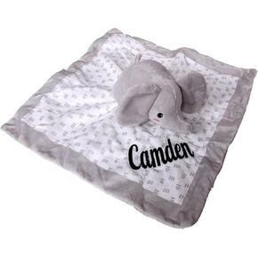 Sona g تصمم الطفل Lovey مخصص مع بطانية أمان أفخم - Narwhale - Elephant - Owl for Infants الأطفال حديثي الولادة (البومة الوردية ذات الاسم المطرز) in Kuwait