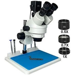 HDMI HD VGA Trinocular Stereo Microscope Simul-Focal IMX307 1080P Digital Camera Phone PCB Soldering Repair Lab Industrial (Color : C Package) (D Package)
