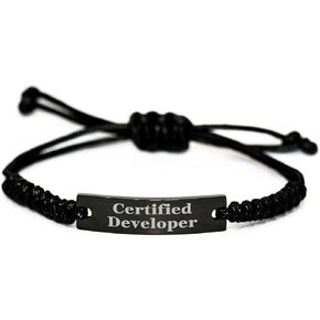 Funny Developer Gifts from Friends to Developer Valentine's Rope Bracelet